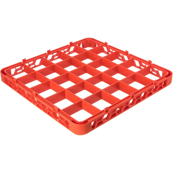 Carlisle Foodservice Dvde Glss Rack Ext, 1.78", Orn, 25 Comp, PK6 - RE25C24