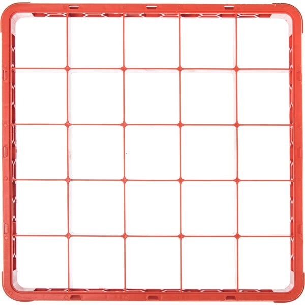 Carlisle Foodservice Dvde Glss Rack Ext, 1.78", Orn, 25 Comp, PK6 - RE25C24