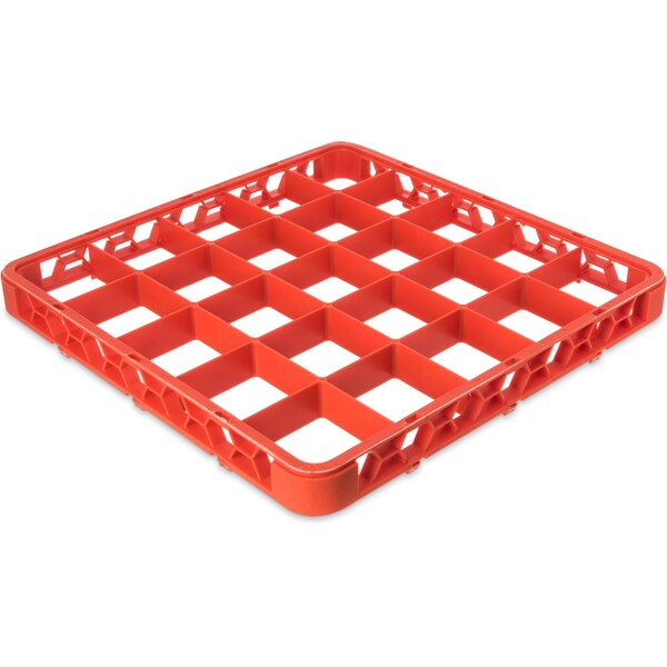 Carlisle Foodservice Dvde Glss Rack Ext, 1.78", Orn, 25 Comp, PK6 - RE25C24