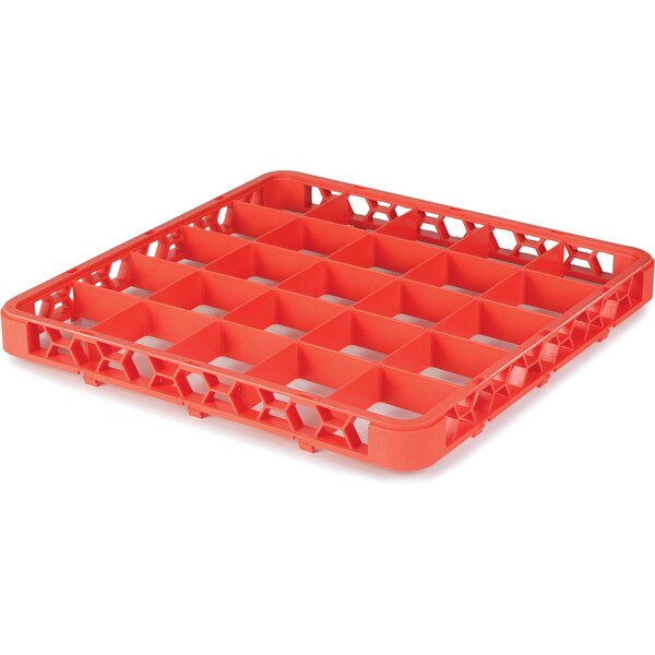 Carlisle Foodservice Dvde Glss Rack Ext, 1.78", Orn, 25 Comp, PK6 - RE25C24
