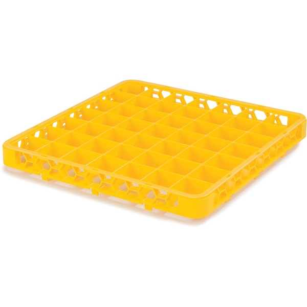 Carlisle Foodservice Dvde Glss Rack Ext, 1.78", Ylw, 49 Comp, PK6 - RE49C04