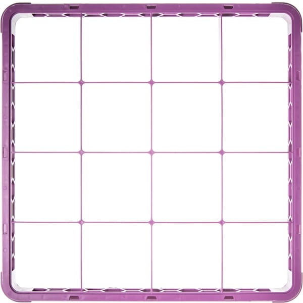 Carlisle Foodservice Dvde Glss Rack Ext, 1.78", Lvn, 16 Comp, PK6 - RE16C89