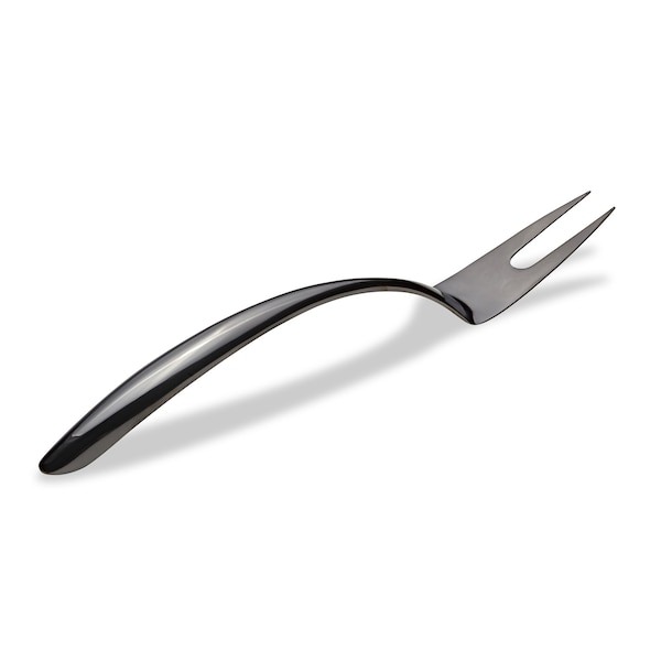Bon Chef Ez Use Banquet Serving Fork 14" W/Hollow Cool Handle - Black - 9455B