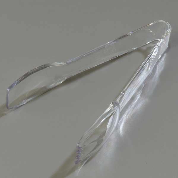 Carlisle Foodservice Pom Tong, Clear, 6.44 In, PK12 - 400607