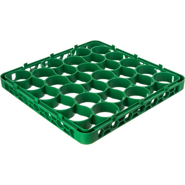 Carlisle Foodservice Shrt Glass Rack Ext, 30 Comp, Grn, PK6 - REW30SC09