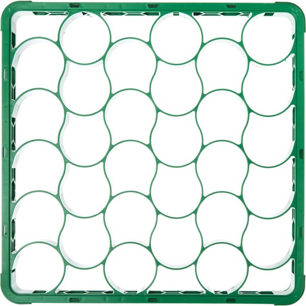 Carlisle Foodservice Shrt Glass Rack Ext, 30 Comp, Grn, PK6 - REW30SC09