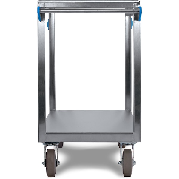 Carlisle Foodservice SS Utility Cart, 2 Shelf, 700 lb., 21x33" - UC7022133