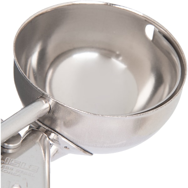 Carlisle Foodservice SS Disher Scoop No 24, 1.8 oz., Red, PK12 - 60300-24
