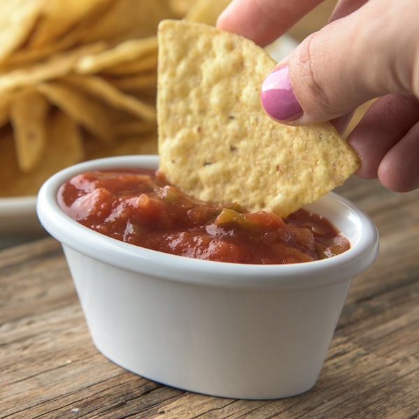 Carlisle Foodservice Mlmn Smooth Ovl Ramekin, 4 oz., Wt, PK48 - S31402