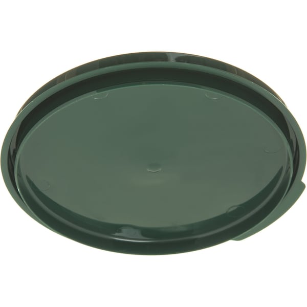 Carlisle Foodservice Round Container Lid, 2-4 qt., Green, PK12 - 1077108
