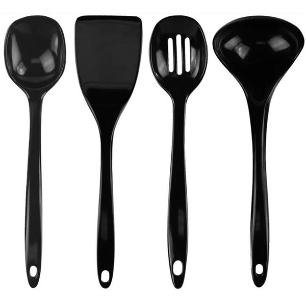 Reston Lloyd Reston Lloyd 81100 4pc Melamine Utensil Set  Black - 81100