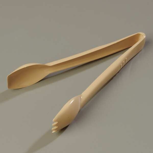 Carlisle Foodservice Salad Tong, Beige, 9.03 In, PK12 - 460906