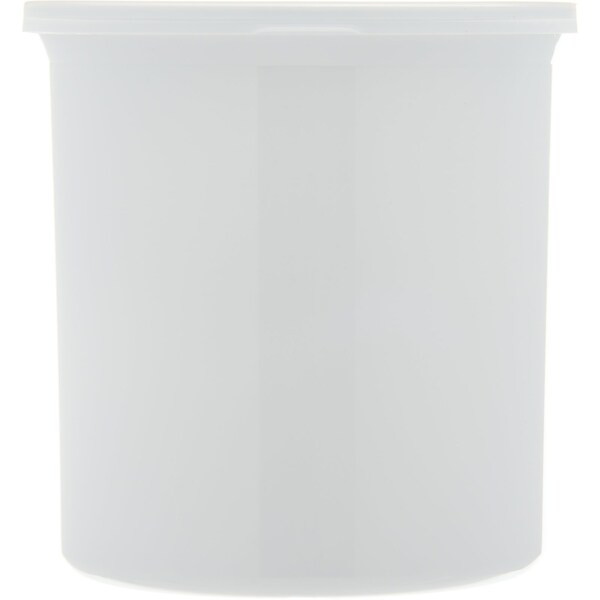 Carlisle Foodservice Crock w/Lid, 1.2 qt., White, PK12 - 030102