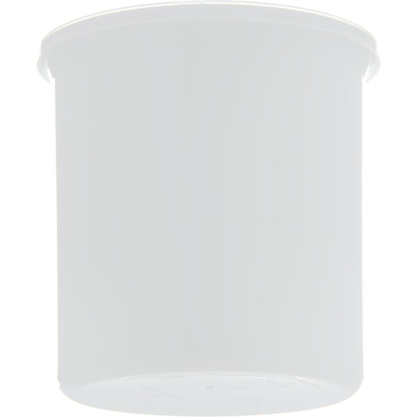 Carlisle Foodservice Crock w/Lid, 1.2 qt., White, PK12 - 030102