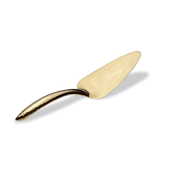 Bon Chef Ez Use Banquet Pastry Server Hammer Finish 10-1/4" - Gold - 9465HFG