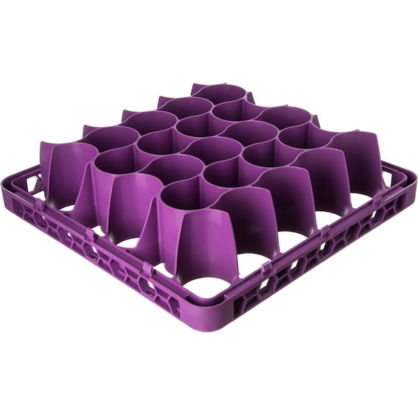 Carlisle Foodservice Long Glass Rack Ext, 30 Comp, Lavender, PK4 - REW30LC89