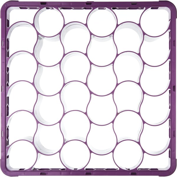 Carlisle Foodservice Long Glass Rack Ext, 30 Comp, Lavender, PK4 - REW30LC89