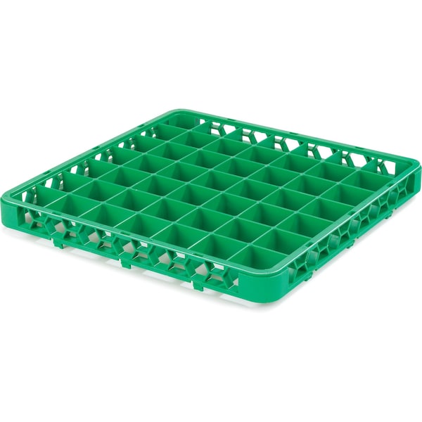 Carlisle Foodservice Dvde Glss Rack Ext, 1.78", Grn, 49 Comp, PK6 - RE49C09