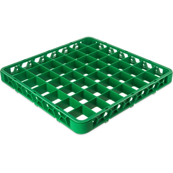 Carlisle Foodservice Dvde Glss Rack Ext, 1.78", Grn, 49 Comp, PK6 - RE49C09