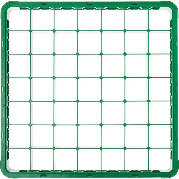 Carlisle Foodservice Dvde Glss Rack Ext, 1.78", Grn, 49 Comp, PK6 - RE49C09