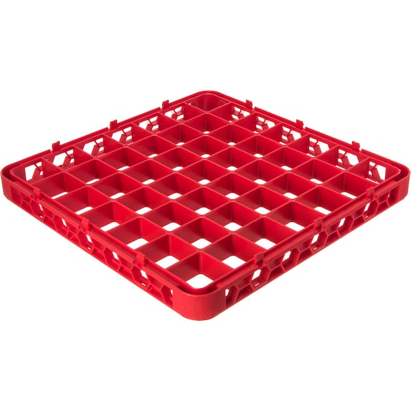 Carlisle Foodservice Dvde Glss Rack Ext, 1.78", Rd, 49 Comp, PK6 - RE49C05