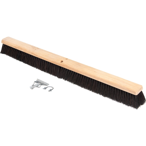 Carlisle Foodservice Horsehair Blend Sweep, 36", Blk, PK6 - 4504303