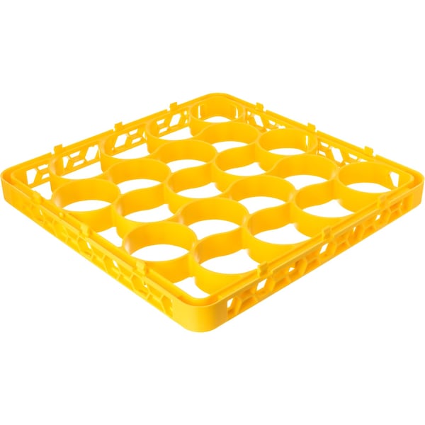 Carlisle Foodservice Shrt Glass Rack Ext, 20 Comp, Ylw, PK6 - REW20SC04