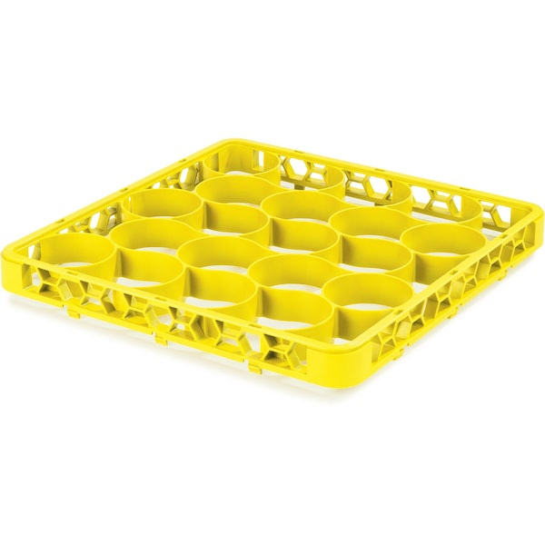 Carlisle Foodservice Shrt Glass Rack Ext, 20 Comp, Ylw, PK6 - REW20SC04