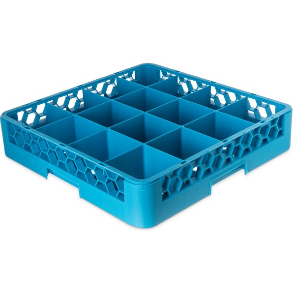 Carlisle Foodservice Tilted Cup Rack 16 Comp, Blu, PK6 - RC1614