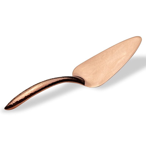 Bon Chef Ez Use Banquet Pastry Server Hammer Finish 10-1/4" - Rose Gold - 9465HFRG