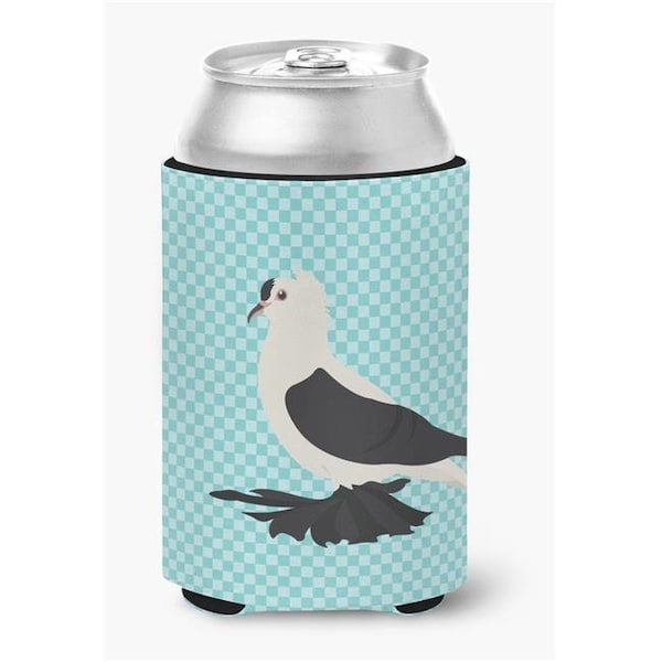 Carolines Treasures Carolines Treasures BB8120CC Saxon Fairy Swallow Pigeon Blue Check Can or Bottle Hugger - BB8120CC