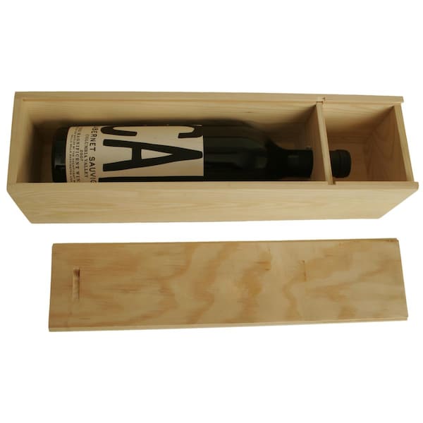 Wald Imports Single Wine Box with Sliding Lid - WA599220