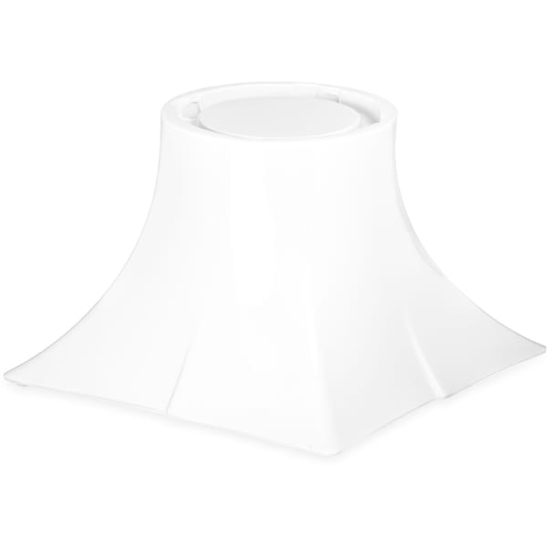 Carlisle Foodservice Pedestal, 4", Wht, PK12 - 3330202