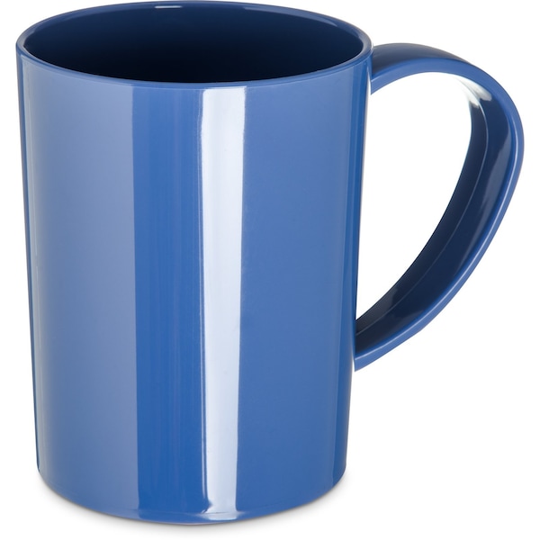 Carlisle Foodservice Mug, 8 oz., Blue, PK12 - 4306614