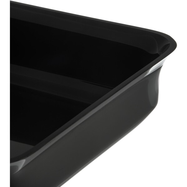 Carlisle Foodservice Rect Crock, 10 lb., Blk, PK4 - 882103