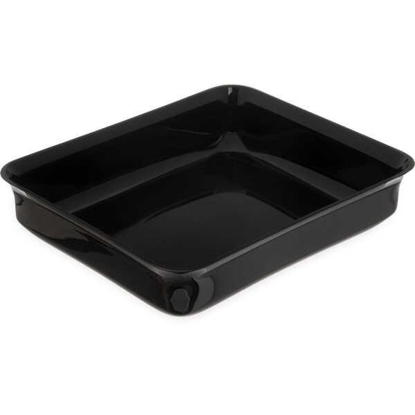 Carlisle Foodservice Rect Crock, 10 lb., Blk, PK4 - 882103