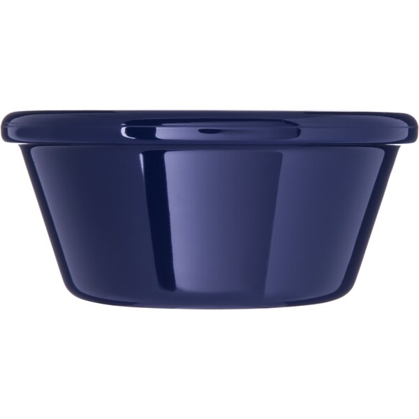 Carlisle Foodservice SAN Smooth Ramekin, 6 oz., Blue, PK48 - 4312660
