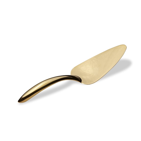 Bon Chef Ez Use Banquet Pastry Server W/Hollow Cool Handle 10-1/4" - Gold - 9465G