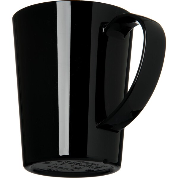Carlisle Foodservice Mug, 12 oz., Blk, PK12 - 4306803