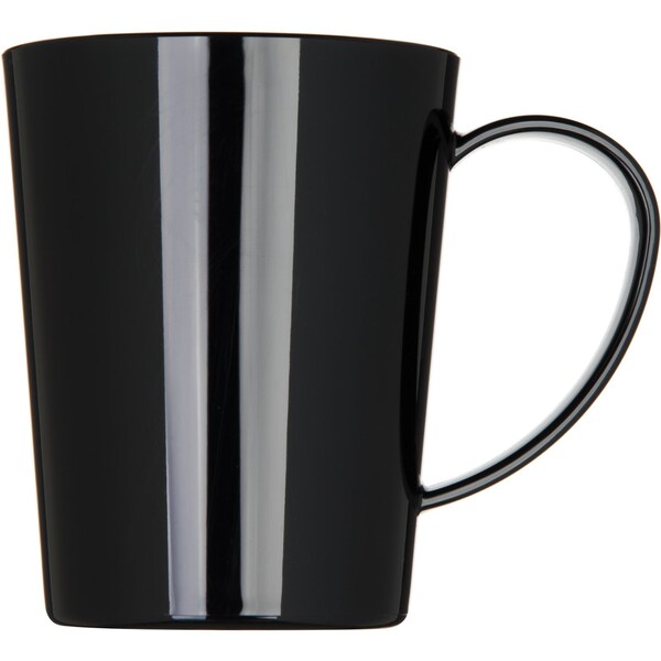Carlisle Foodservice Mug, 12 oz., Blk, PK12 - 4306803