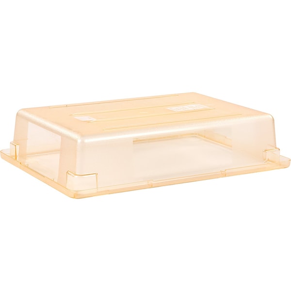 Carlisle Foodservice Strge Container, 8.5 gal., 26x18x6", Yl, PK6 - 10621C22
