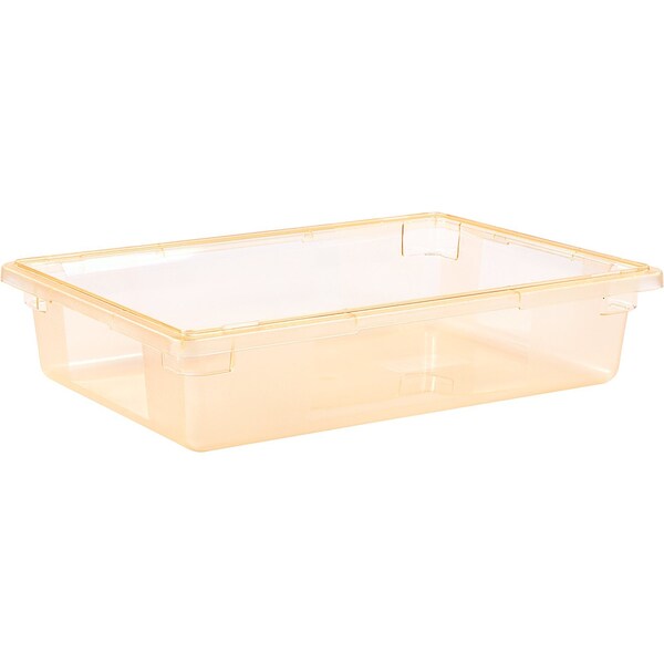 Carlisle Foodservice Strge Container, 8.5 gal., 26x18x6", Yl, PK6 - 10621C22