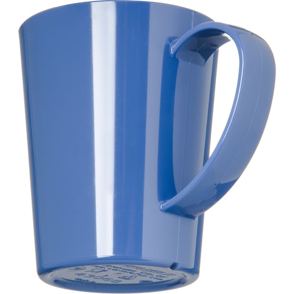 Carlisle Foodservice Mug, 12 oz., Blue, PK12 - 4306814