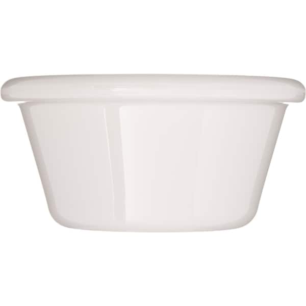 Carlisle Foodservice SAN Smooth Ramekin, 3 oz., Bone, PK48 - 4312342
