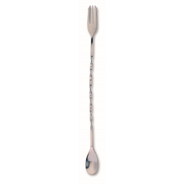 Wrap-Art 12.5 in. Stainless Steel Bar Spoon with Fork - 26927