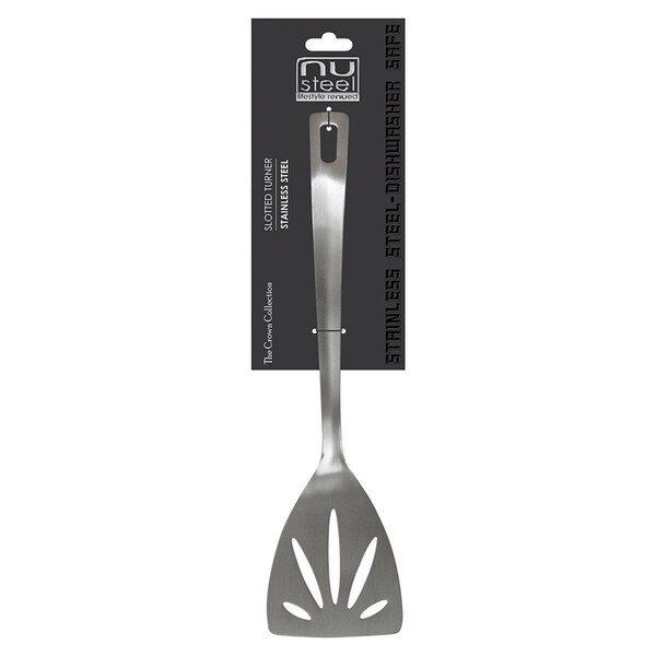 Nusteel NuSteel TG-CWN-SLTTUR 1.8 mm Crown Slotted Turner  Brushed - TG-CWN-SLTTUR