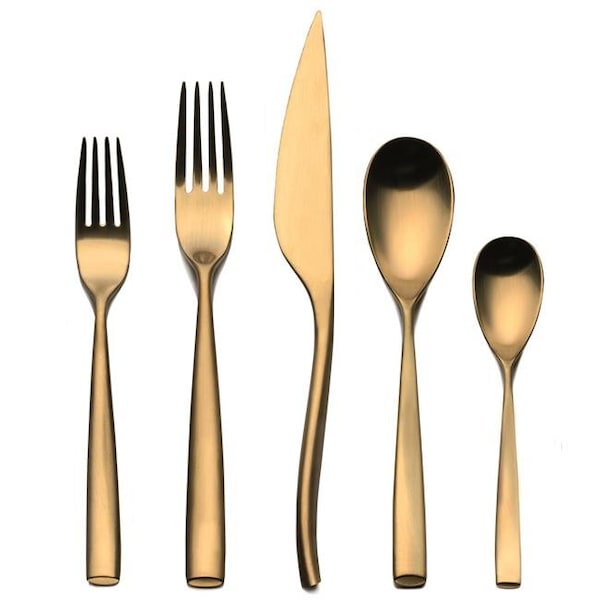 Mepra Mepra 105022005OI Arte Oro Ice Cutlery Set - 5 Piece - 105022005OI