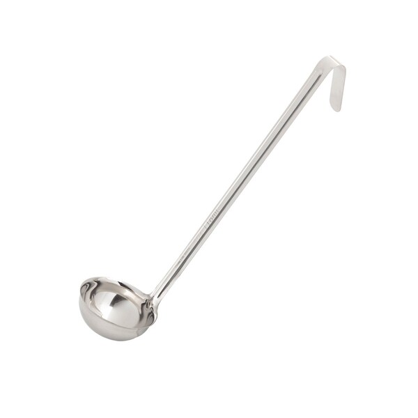 Tablecraft Stainless Steel Ladle, One-Piece, 4 oz - 4704