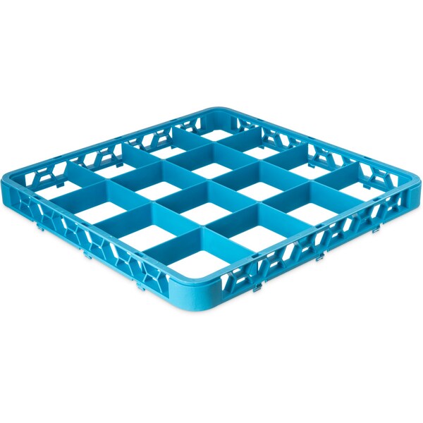 Carlisle Foodservice Dvde Glss Rack Ext, 1.78", Blu, 16 Comp, PK6 - RE1614