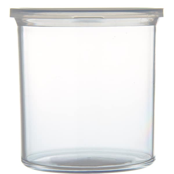 Carlisle Foodservice Crock w/Lid, 1.2 qt., Clear, PK12 - 030107